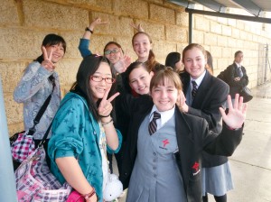 オーストラリア研修は現地の生徒たちと仲良くなり、この笑顔！