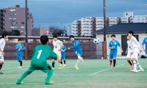 ゼロから立ち上げたサッカー部。「年々、部員が増えて嬉しい」とFくん。