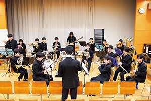 獨協・吹奏楽部の練習風景