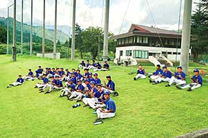 毎年8月、新潟県南魚沼市で3泊4日で行われる合宿