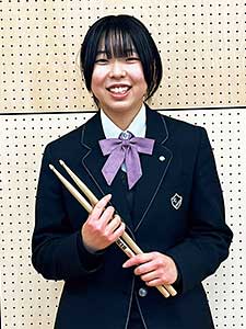 相良理沙さん
高2・部長
パーカッション