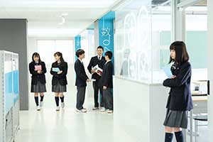 伸びる理由①　教科エリア型校舎