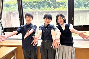 部活も楽しんでいます！