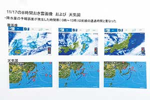 5×2の研究を通して、天気予報の精度に影響を与える局地的な事象を研究。