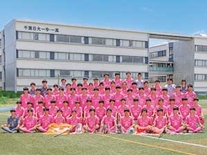勢いに乗るサッカー部