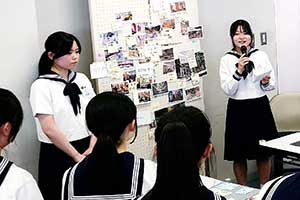 生徒、教員、建設会社を交えたワークショップを開催