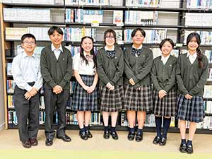 インタビューに答えてくれた中1のみなさん