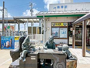 水木しげるロードや青山剛昌ふるさと館を訪問