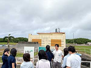 ベンチャーから発展を続けるユーグレナの培養先端施設も見学した