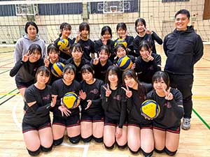 女子バレー部！