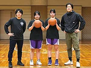 バスケットボール部のみなさん。