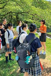 法政大学のキャンパスツアー