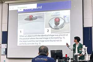 課題研究の成果を海外の発表会でプレゼン