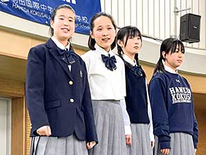 1期生が彩る新しい学校