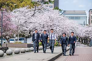 Sさんおすすめの桜並木。