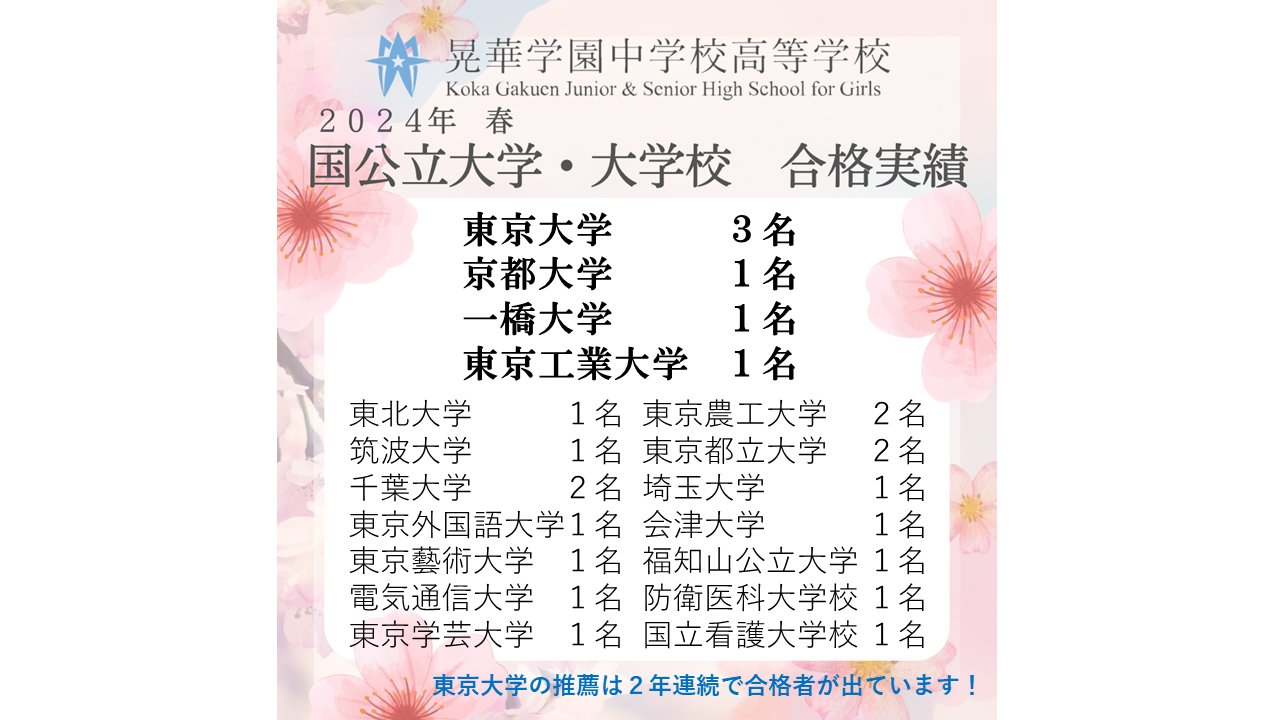 晃華学園中学校高等学校